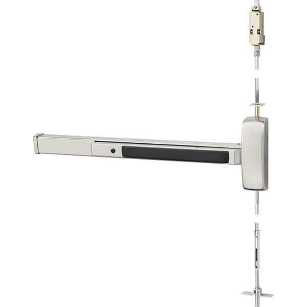Hager - Vertical Bars Type: Surface Vertical Rod Exit Device Rating: Non Fire Rated - Eagle Tool & Supply
