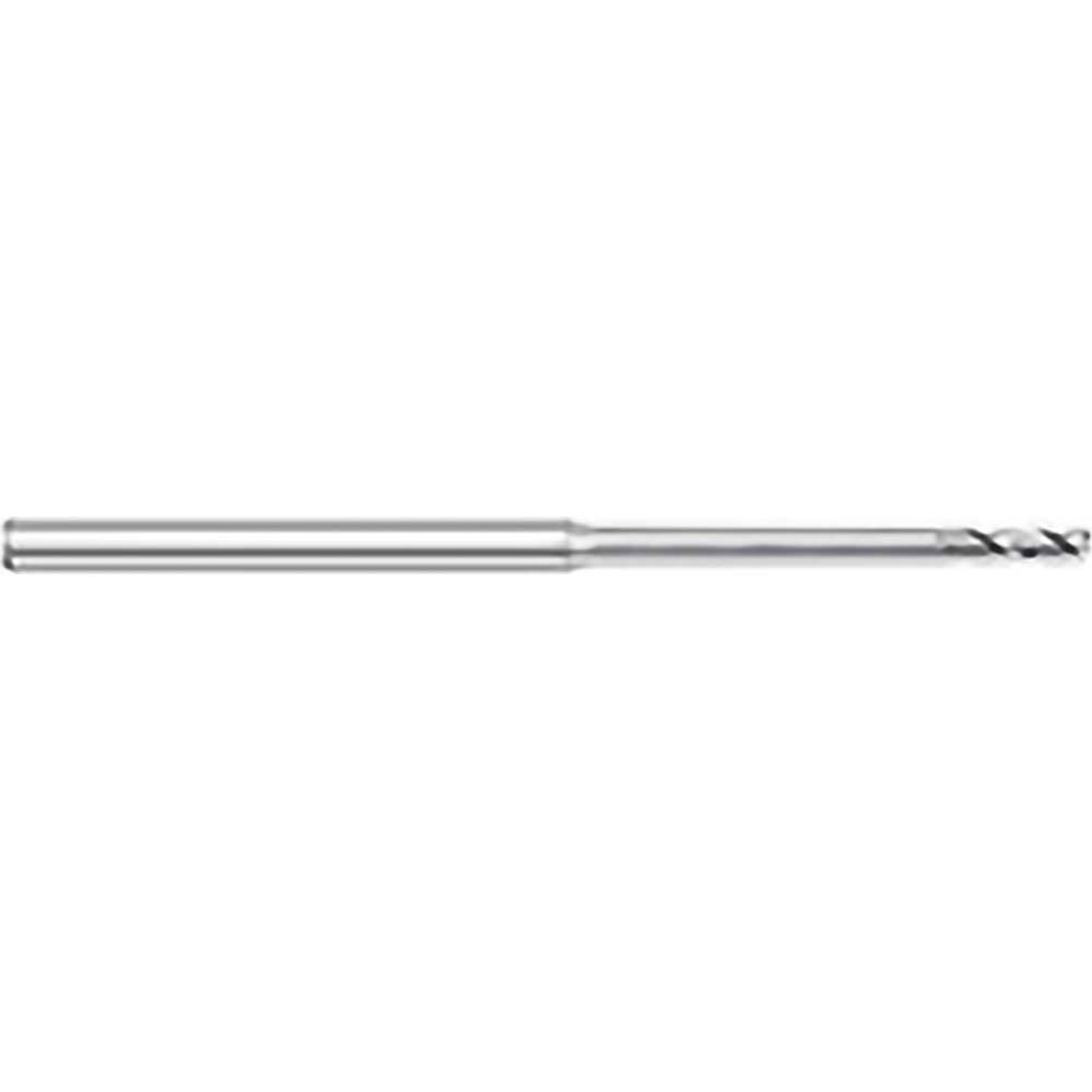 Titan USA - Square End Mills; Mill Diameter (Decimal Inch): 0.0250 ; Number of Flutes: 3 ; Length of Cut (mm): 1.9000 ; Length of Cut (Decimal Inch): 0.0750 ; Material: Solid Carbide ; Finish/Coating: Uncoated - Exact Industrial Supply