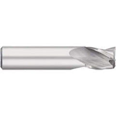 Titan USA - Square End Mills; Mill Diameter (Decimal Inch): 0.0781 ; Number of Flutes: 3 ; Length of Cut (Inch): 1/8 ; Length of Cut (Decimal Inch): 0.1250 ; Material: Solid Carbide ; Finish/Coating: Uncoated - Exact Industrial Supply