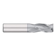 Titan USA - Square End Mills; Mill Diameter (Inch): 1/4 ; Mill Diameter (Decimal Inch): 0.2500 ; Number of Flutes: 3 ; Length of Cut (Inch): 3/4 ; Length of Cut (Decimal Inch): 0.7500 ; Material: Solid Carbide - Exact Industrial Supply
