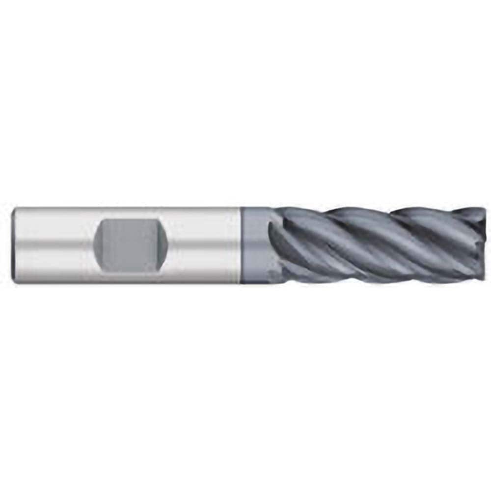 Titan USA - Corner Radius & Corner Chamfer End Mills; Mill Diameter (Inch): 1 ; Mill Diameter (Decimal Inch): 1.0000 ; End Type: Corner Radius ; Corner Radius (Inch): 1/4 ; Corner Radius (Decimal Inch): 0.2500 ; Number of Flutes: 5 - Exact Industrial Supply