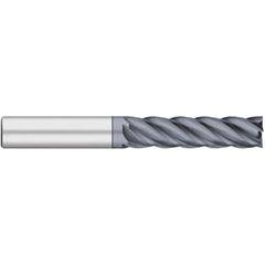 Titan USA - Square End Mills; Mill Diameter (Inch): 1 ; Mill Diameter (Decimal Inch): 1.0000 ; Number of Flutes: 5 ; Length of Cut (Inch): 2-1/4 ; Length of Cut (Decimal Inch): 2.2500 ; Material: Solid Carbide - Exact Industrial Supply