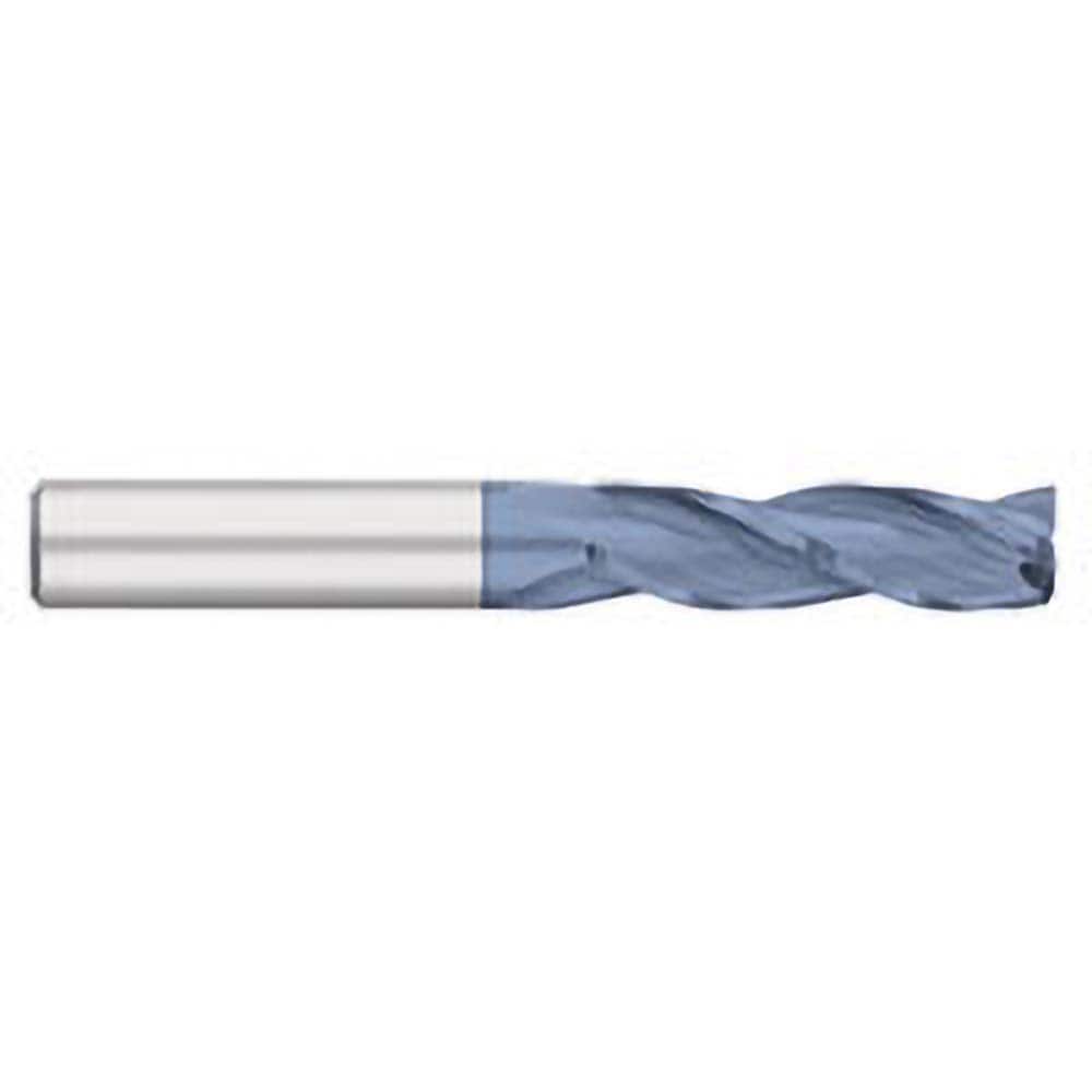 Titan USA - Square End Mills; Mill Diameter (Inch): 1/4 ; Mill Diameter (Decimal Inch): 0.2500 ; Number of Flutes: 3 ; Length of Cut (Inch): 1-1/8 ; Length of Cut (Decimal Inch): 1.1250 ; Material: Solid Carbide - Exact Industrial Supply
