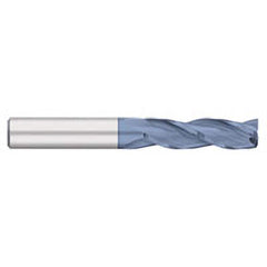 Titan USA - Square End Mills; Mill Diameter (Inch): 1/4 ; Mill Diameter (Decimal Inch): 0.2500 ; Number of Flutes: 3 ; Length of Cut (Inch): 1 ; Length of Cut (Decimal Inch): 1.0000 ; Material: Solid Carbide - Exact Industrial Supply