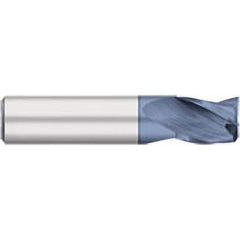 Titan USA - Square End Mills; Mill Diameter (Decimal Inch): 0.0313 ; Number of Flutes: 3 ; Length of Cut (Inch): 1/16 ; Length of Cut (Decimal Inch): 0.0625 ; Material: Solid Carbide ; Finish/Coating: AlTiN - Exact Industrial Supply