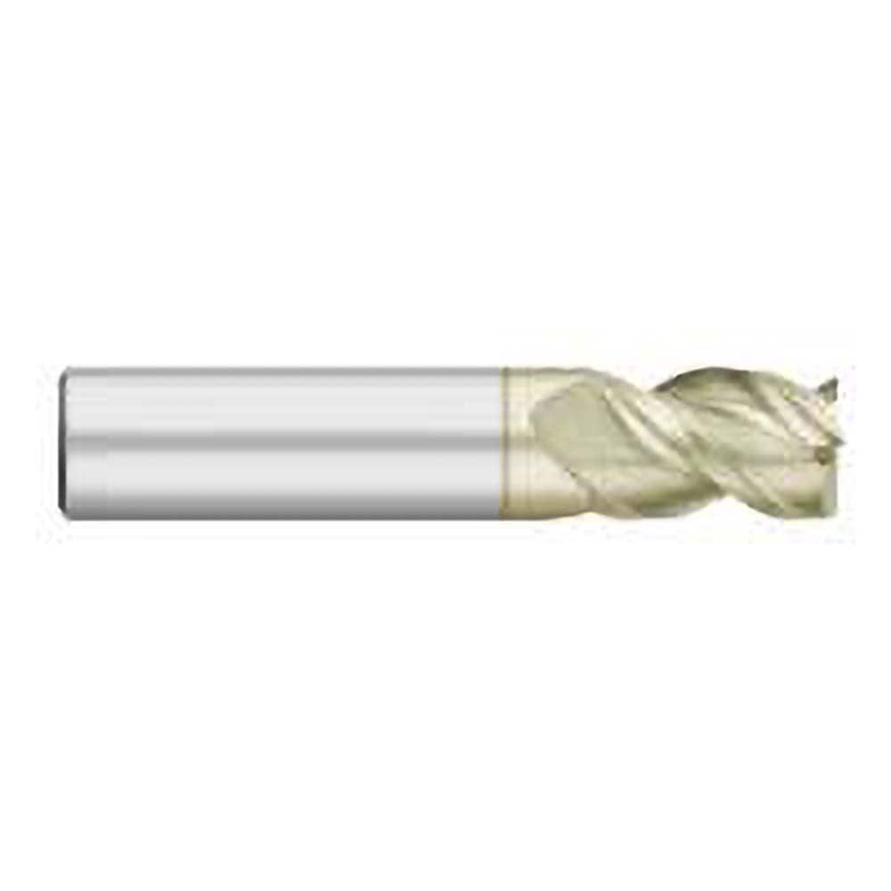 Titan USA - Square End Mills; Mill Diameter (Inch): 1/4 ; Mill Diameter (Decimal Inch): 0.2500 ; Number of Flutes: 3 ; Length of Cut (Inch): 1/2 ; Length of Cut (Decimal Inch): 0.5000 ; Material: Solid Carbide - Exact Industrial Supply