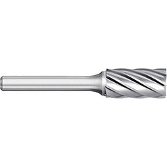 Titan USA - Burrs; Head Shape: Cylinder w/End Cut ; Industry Specification: SB-3NF ; Tooth Style: Aluma Cut ; Cutting Diameter (Inch): 3/8 ; Cutting Diameter (Decimal Inch): 0.3750 ; Shank Diameter (Inch): 1/4 - Exact Industrial Supply