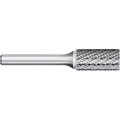 Titan USA - Burrs; Head Shape: Cylinder ; Industry Specification: SA-61 ; Tooth Style: Double Cut ; Cutting Diameter (Inch): 1/16 ; Cutting Diameter (Decimal Inch): 0.0625 ; Shank Diameter (Inch): 0.0938 - Exact Industrial Supply