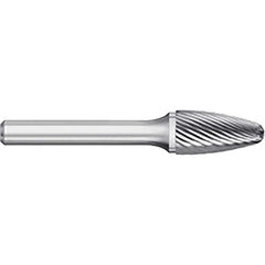 Titan USA - Burrs; Head Shape: Tree w/Radius ; Industry Specification: SF-41 ; Tooth Style: Single Cut ; Cutting Diameter (Inch): 1/8 ; Cutting Diameter (Decimal Inch): 0.1250 ; Shank Diameter (Inch): 1/8 - Exact Industrial Supply