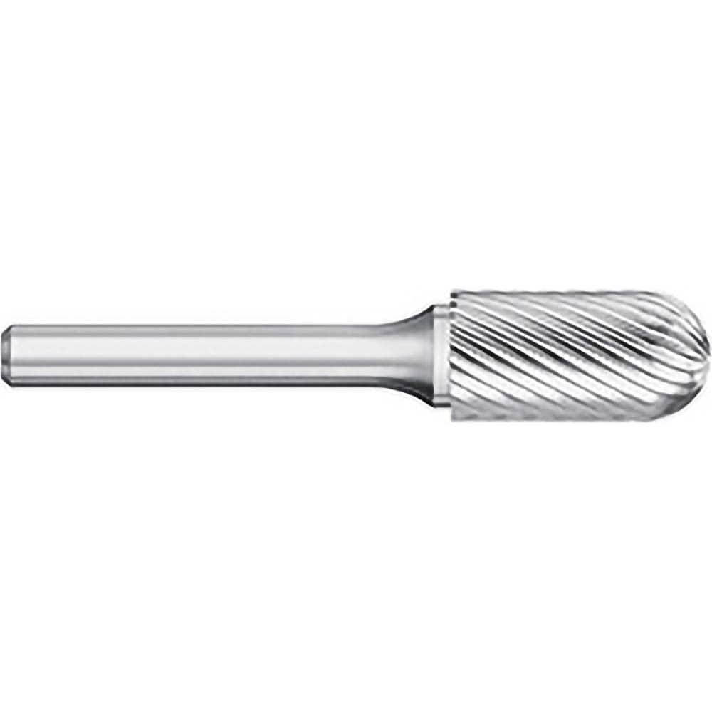 Titan USA - Burrs; Head Shape: Cylinder Ball End ; Industry Specification: SC-1 ; Tooth Style: Single Cut ; Cutting Diameter (Inch): 1/4 ; Cutting Diameter (Decimal Inch): 0.2500 ; Shank Diameter (Inch): 1/4 - Exact Industrial Supply