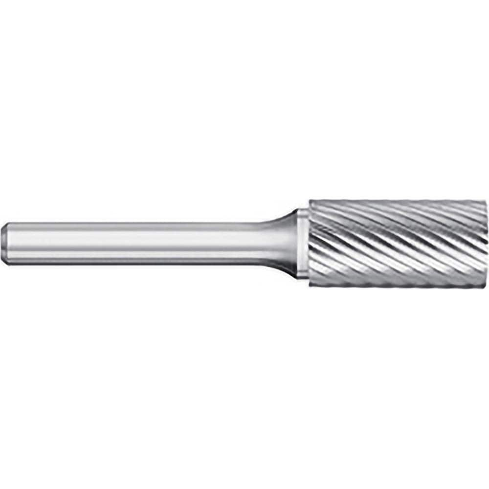 Titan USA - Burrs; Head Shape: Cylinder ; Industry Specification: SA-43 ; Tooth Style: Single Cut ; Cutting Diameter (Inch): 1/8 ; Cutting Diameter (Decimal Inch): 0.1250 ; Shank Diameter (Inch): 1/8 - Exact Industrial Supply