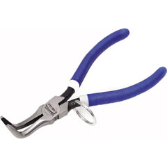 Williams - Locking Pliers; Plier Type: Bent Long Nose Pliers ; Jaw Style: Flat Jaw ; Overall Length Range: 1"