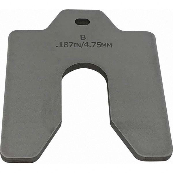 Maudlin Products - Metal Shim Stock Type: Slotted Shim Material: Stainless Steel - Eagle Tool & Supply