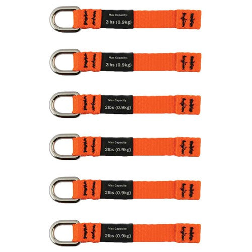 3700 Med Orange Web Tool Tails 2Lb 6-Pack - Eagle Tool & Supply