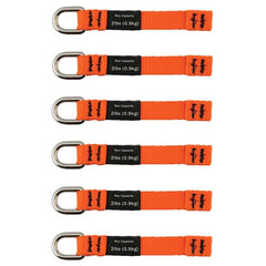 3700 Med Orange Web Tool Tails 2Lb 6-Pack - Eagle Tool & Supply