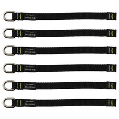 3700 2X-Long Black Web Tool Tails 2Lb 6-Pack - Eagle Tool & Supply