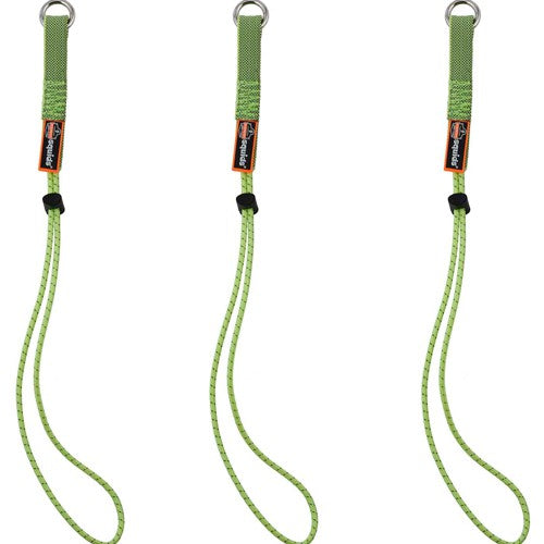 3703EXT Lime Elastic Loop Tool Tail Ext-15Lbs 3-Pack - Eagle Tool & Supply