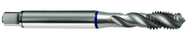 10-24 2B 3-Flute Cobalt Blue Ring Semi-Bottoming 40 degree Spiral Flute Tap-Bright - Eagle Tool & Supply