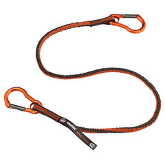 3110F Standard Gray Tool Lanyard Dual Carabiner-10Lbs - Eagle Tool & Supply