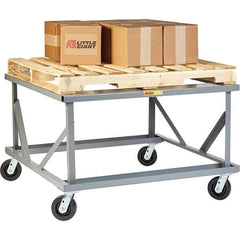 Little Giant - 3,600 Lb Capacity Steel Adjustable Pallet Stand - 30" High - Eagle Tool & Supply