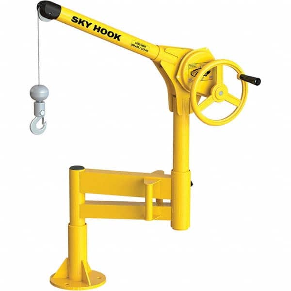 Sky Hook - 500 Lb Steel Lifting Hook Crane - Eagle Tool & Supply