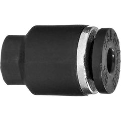 Value Collection - 3/8" OD, Nylon Push-to-Connect Cap - 150 Max psi, Black - Eagle Tool & Supply