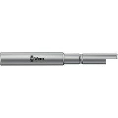 Wera - 4mm Drive, Nut Setter Screwdriver Bit - 44mm OAL - Eagle Tool & Supply