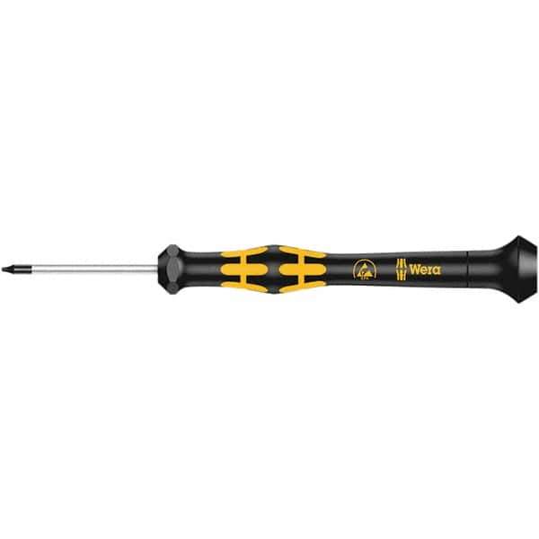 Wera - IPR1 Tamper Resistant Torx Driver - 40mm Blade Length, 137mm OAL, Ergonomic Handle - Eagle Tool & Supply