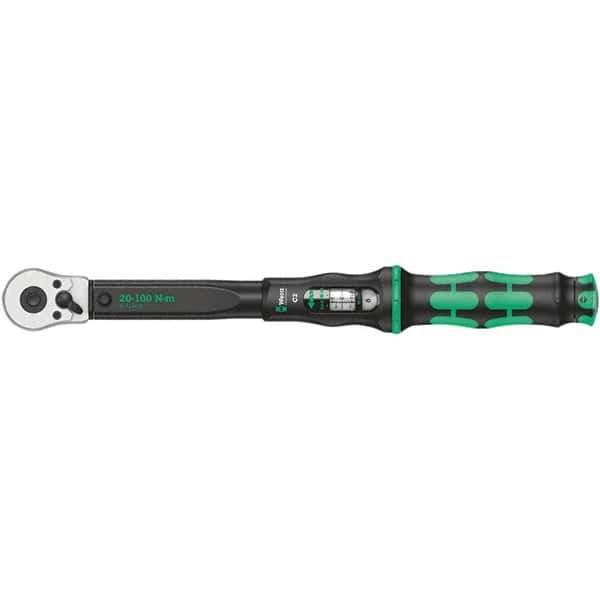 Wera - Torque Wrenches Type: Click Type Drive Size (Inch): 1/2 - Eagle Tool & Supply