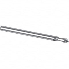 Magafor - 1/2" Body Diam, 90°, 6-3/4" OAL, Solid Carbide Spotting Drill - Eagle Tool & Supply