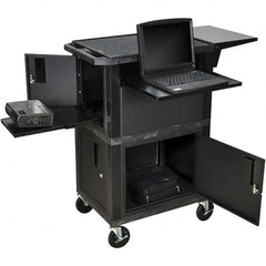 Luxor - Mobile Work Centers Type: Pull-Out Tray Shelf Storage Cabinet Load Capacity (Lb.): 300 - Eagle Tool & Supply
