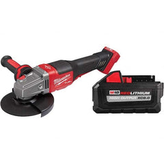 Milwaukee Tool - Angle & Disc Grinders Type of Power: Cordless Wheel Diameter (Inch): 4-1/2 - 6 - Eagle Tool & Supply
