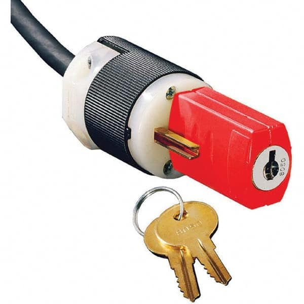 Hubbell Wiring Device-Kellems - Electrical Equipment Lockouts Type: Plug Lockout Maximum Cord Diameter (Decimal Inch): 0 - Eagle Tool & Supply
