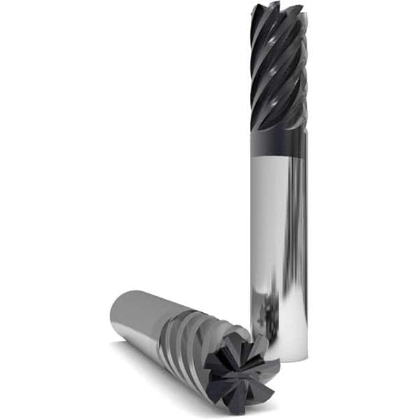 GWS - 1-1/4" Diam 4 Flute Solid Carbide 0.381mm Corner Radius End Mill - Eagle Tool & Supply