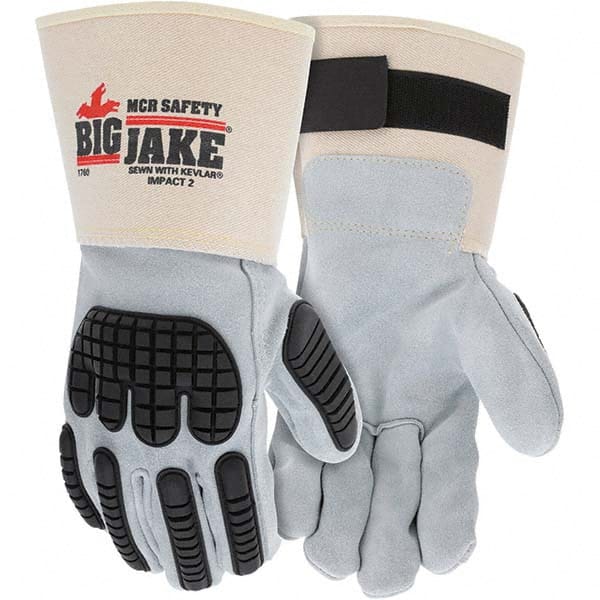 MCR Safety - Work & General Purpose Gloves Material Type: Leather or Synthetic Leather Application: General Purpose - Eagle Tool & Supply