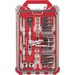 Milwaukee Tool - Socket Sets Measurement Type: SAE Drive Size: 3/8 - Eagle Tool & Supply