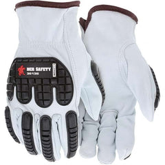MCR Safety - Work & General Purpose Gloves Material Type: Leather or Synthetic Leather Application: General Purpose - Eagle Tool & Supply