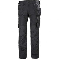 Helly Hansen - Black Cotton Polyester Elastane General Purpose Pants - Eagle Tool & Supply