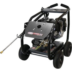 Simpson - Gas, 11.7 hp, 4,400 psi, 4 GPM, Cold Water Pressure Washer - AAA Triplex, 50' x 3/8" Hose - Eagle Tool & Supply