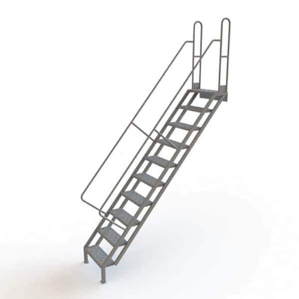 TRI-ARC - Rolling & Wall Mounted Ladders & Platforms Type: Stairway Slope Ladder Style: Stair Unit - Eagle Tool & Supply