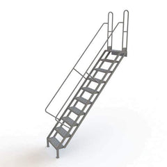 TRI-ARC - Rolling & Wall Mounted Ladders & Platforms Type: Stairway Slope Ladder Style: Stair Unit - Eagle Tool & Supply