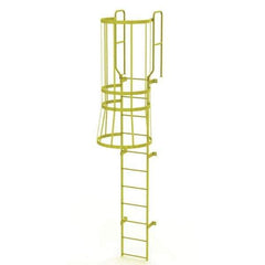 TRI-ARC - Rolling & Wall Mounted Ladders & Platforms Type: Fixed Ladder Style: Safety Cage - Eagle Tool & Supply