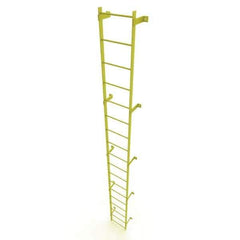 TRI-ARC - Rolling & Wall Mounted Ladders & Platforms Type: Fixed Ladder Style: Safety Cage - Eagle Tool & Supply