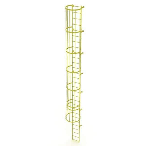 TRI-ARC - Rolling & Wall Mounted Ladders & Platforms Type: Fixed Ladder Style: Safety Cage - Eagle Tool & Supply