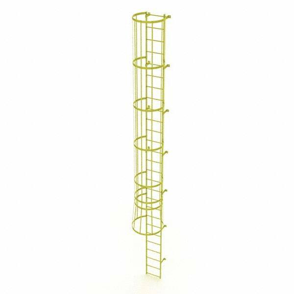 TRI-ARC - Rolling & Wall Mounted Ladders & Platforms Type: Fixed Ladder Style: Safety Cage - Eagle Tool & Supply