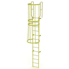 TRI-ARC - Rolling & Wall Mounted Ladders & Platforms Type: Fixed Ladder Style: Safety Cage - Eagle Tool & Supply