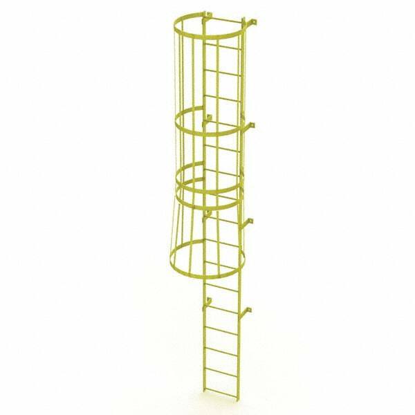 TRI-ARC - Rolling & Wall Mounted Ladders & Platforms Type: Fixed Ladder Style: Safety Cage - Eagle Tool & Supply