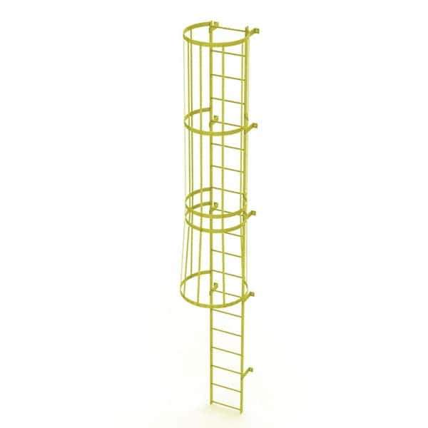 TRI-ARC - Rolling & Wall Mounted Ladders & Platforms Type: Fixed Ladder Style: Safety Cage - Eagle Tool & Supply