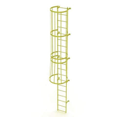 TRI-ARC - Rolling & Wall Mounted Ladders & Platforms Type: Fixed Ladder Style: Safety Cage - Eagle Tool & Supply