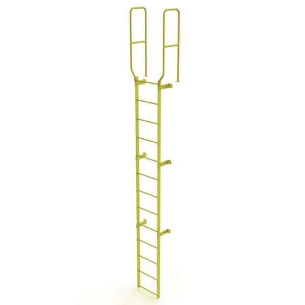 TRI-ARC - Rolling & Wall Mounted Ladders & Platforms Type: Fixed Ladder Style: Safety Cage - Eagle Tool & Supply
